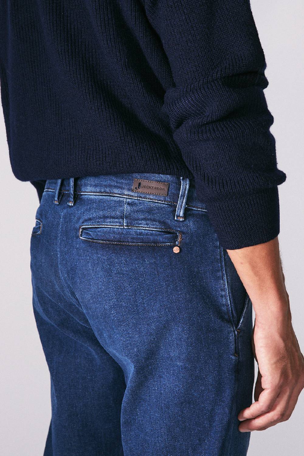 Jeckerson Chino tasca america in denim blu scuro Offerta