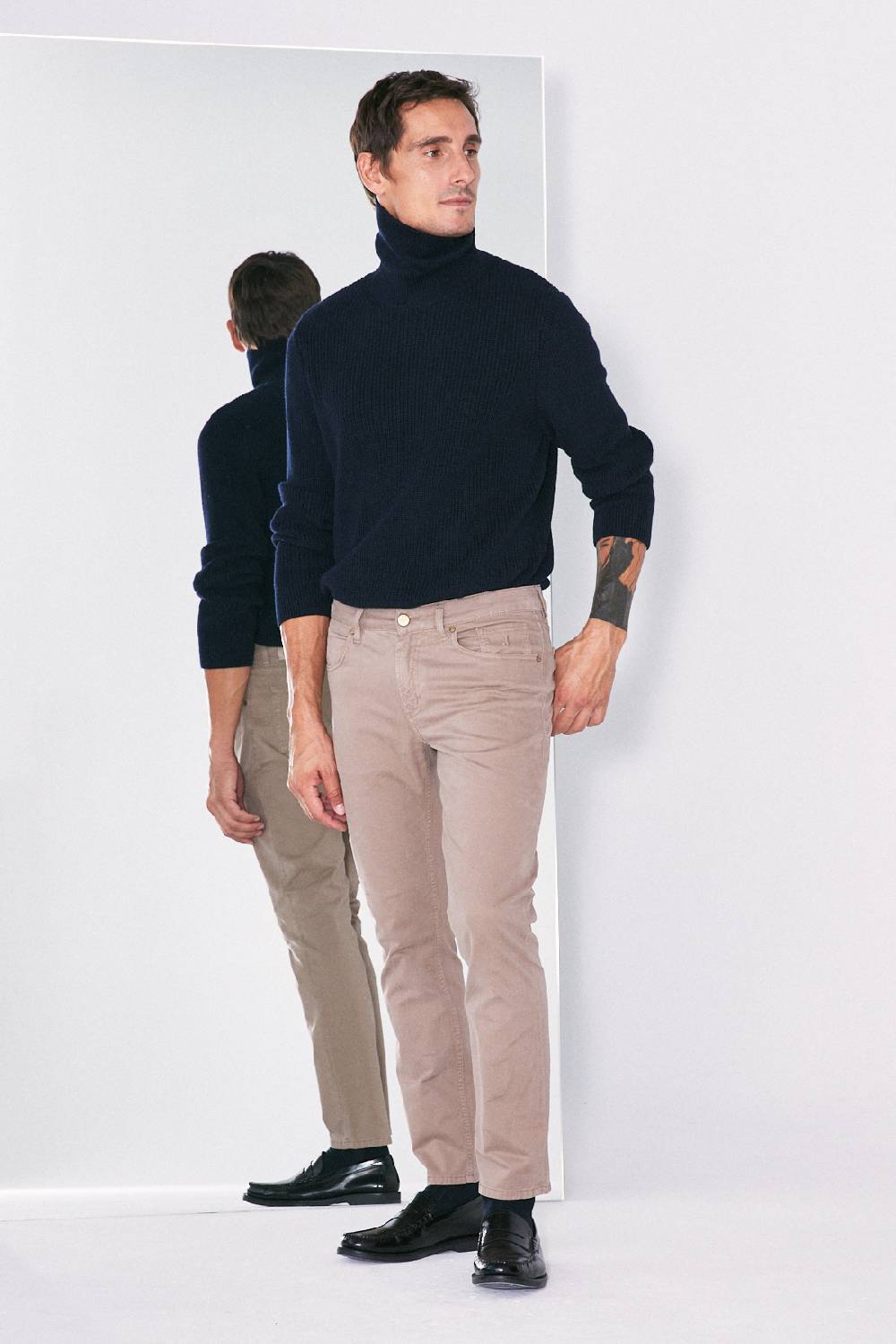 Jeckerson Pantalone skinny in gabardina stretch Offerte