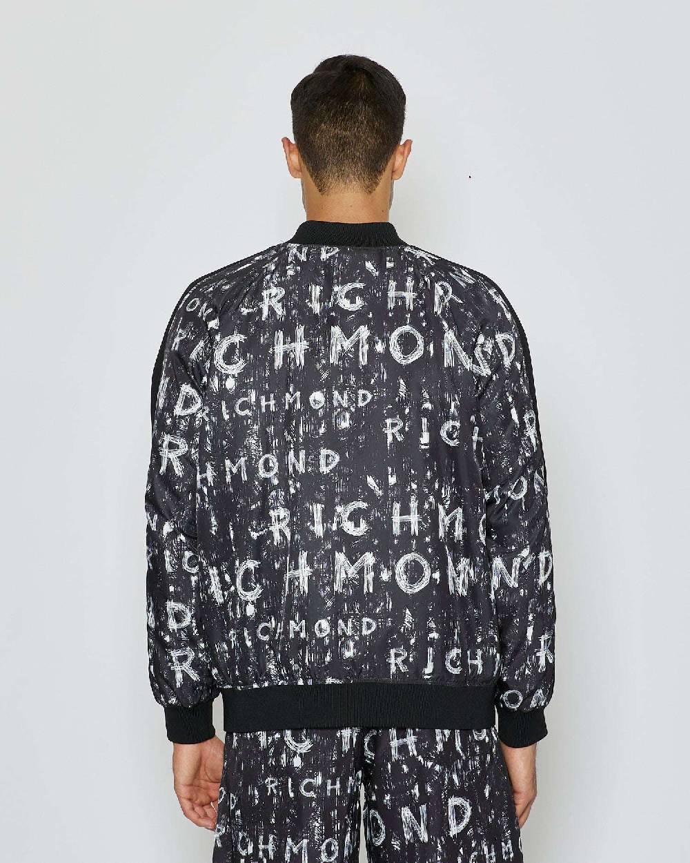 John Richmond Bomber con pattern decorativo allover In Vendita