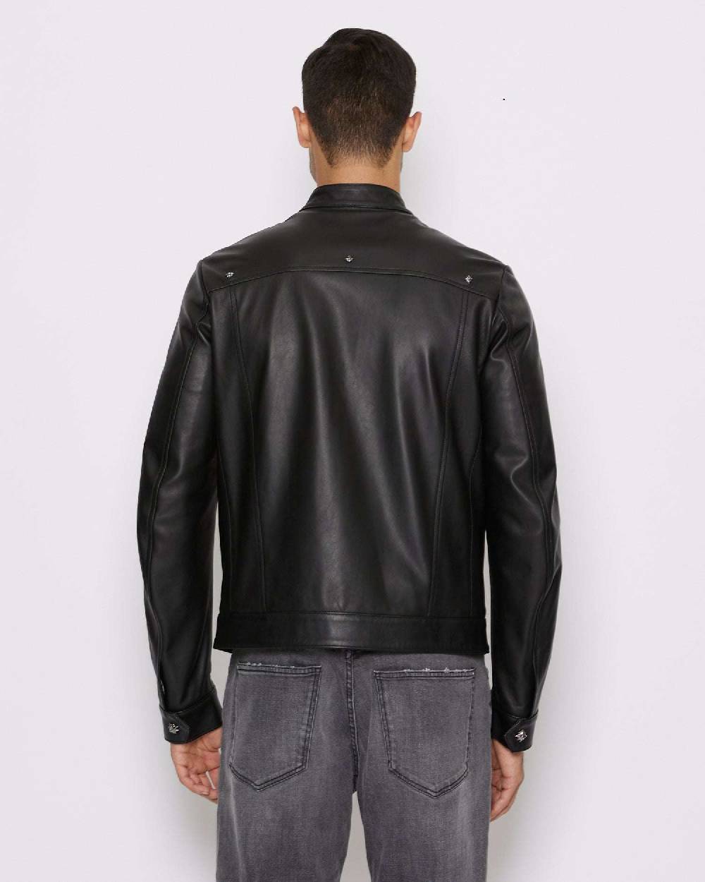 John Richmond Giacca in 100% pelle con chiusura con zip Saldi