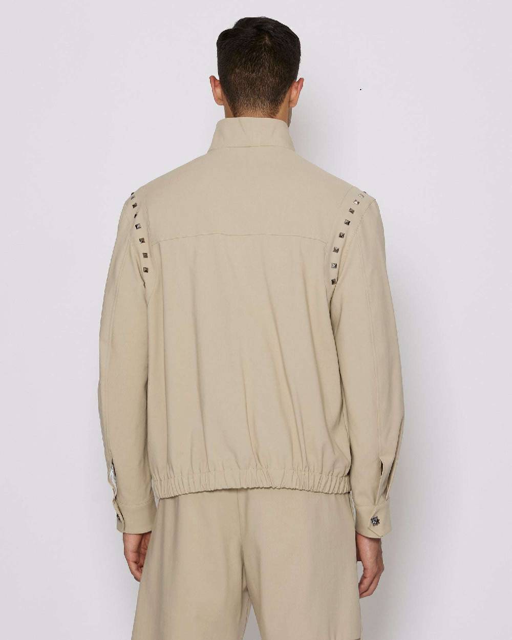 John Richmond Giacca con zip e borchie decorative Hotsell