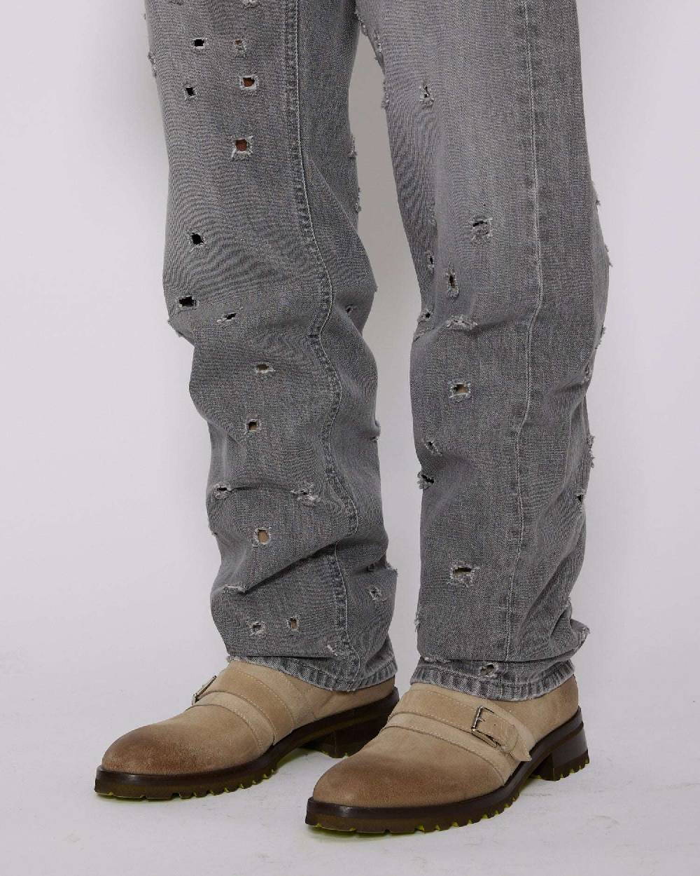 John Richmond Jeans regular con strappi sul davanti Saldi Di Fabbrica
