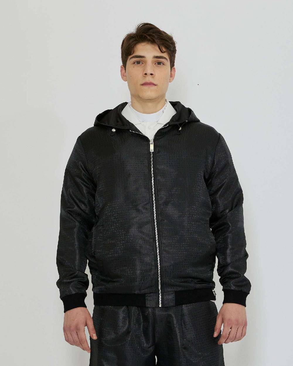 John Richmond Bomber con trama decorativa Moda