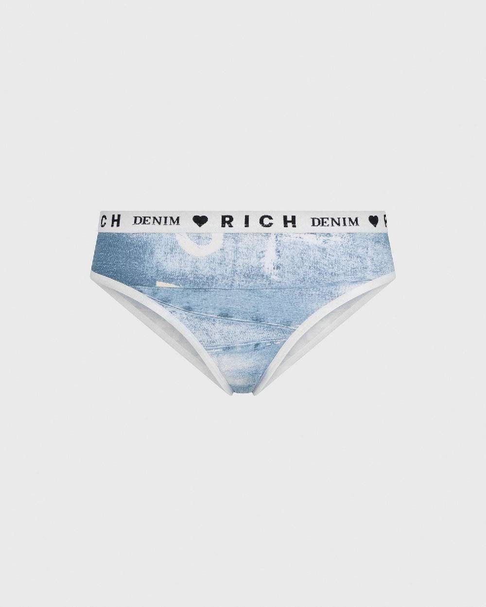 Richmondunderwear Tripack slip donna denim Spedizione Gratuita