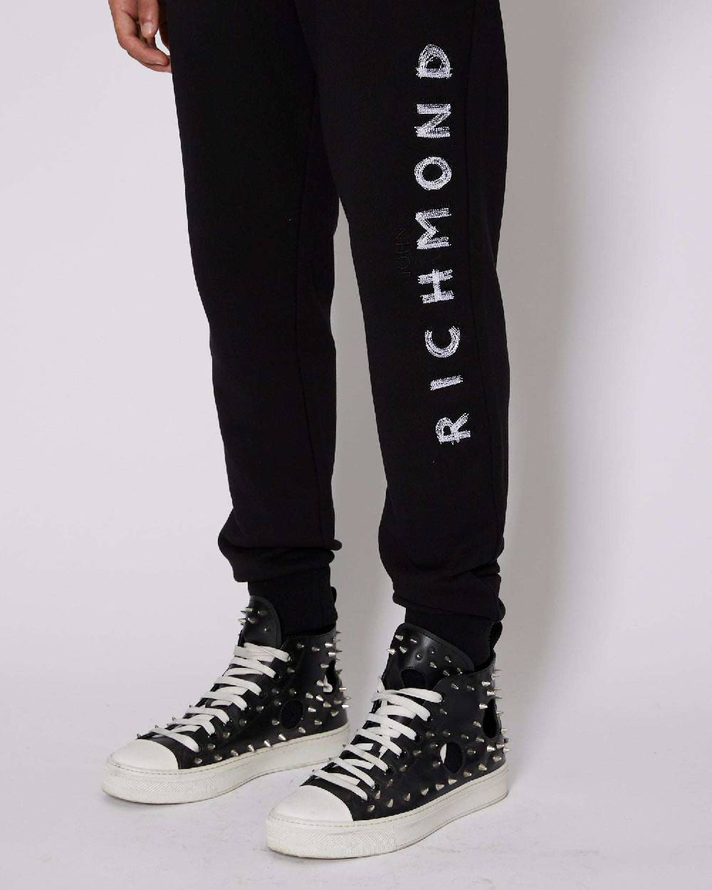 John Richmond Pantaloni da jogging con logo JR sul davanti I Più Venduti