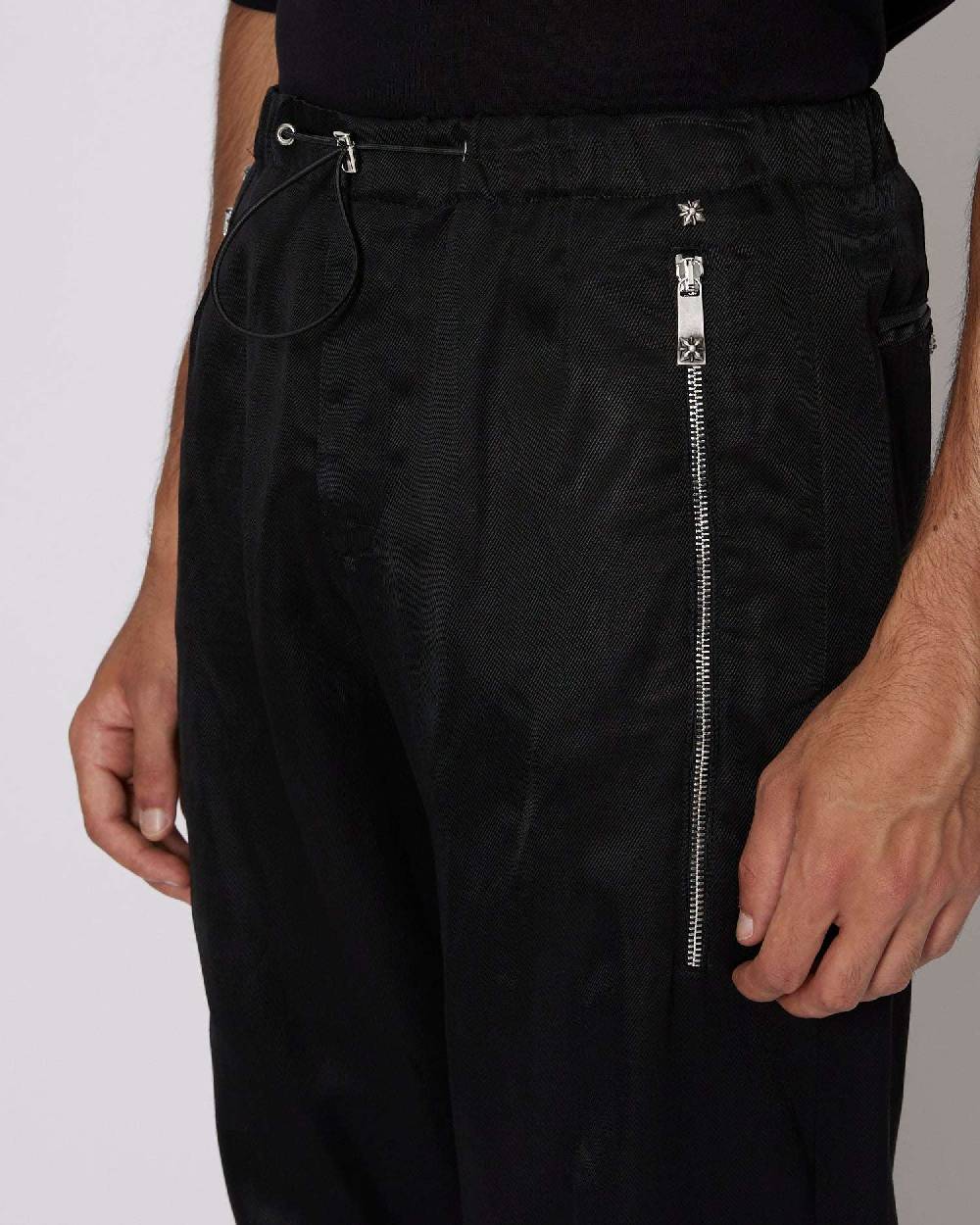 John Richmond Pantaloni regular con zip decorative Vendite Flash