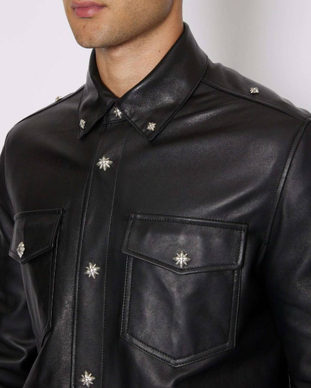 John Richmond Camicia con tasche frontali Nuova