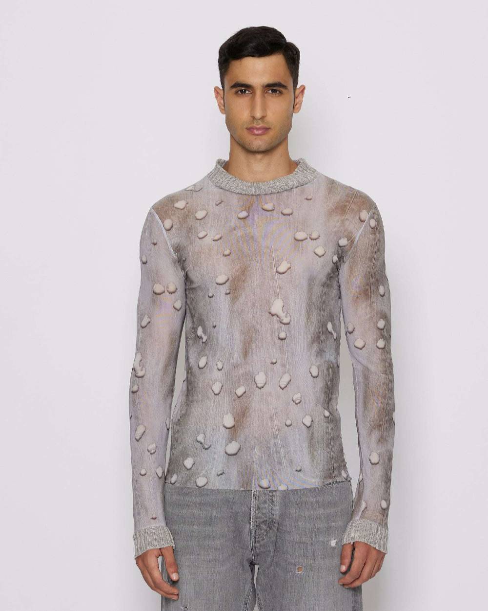 John Richmond Maglia con pattern In Linea