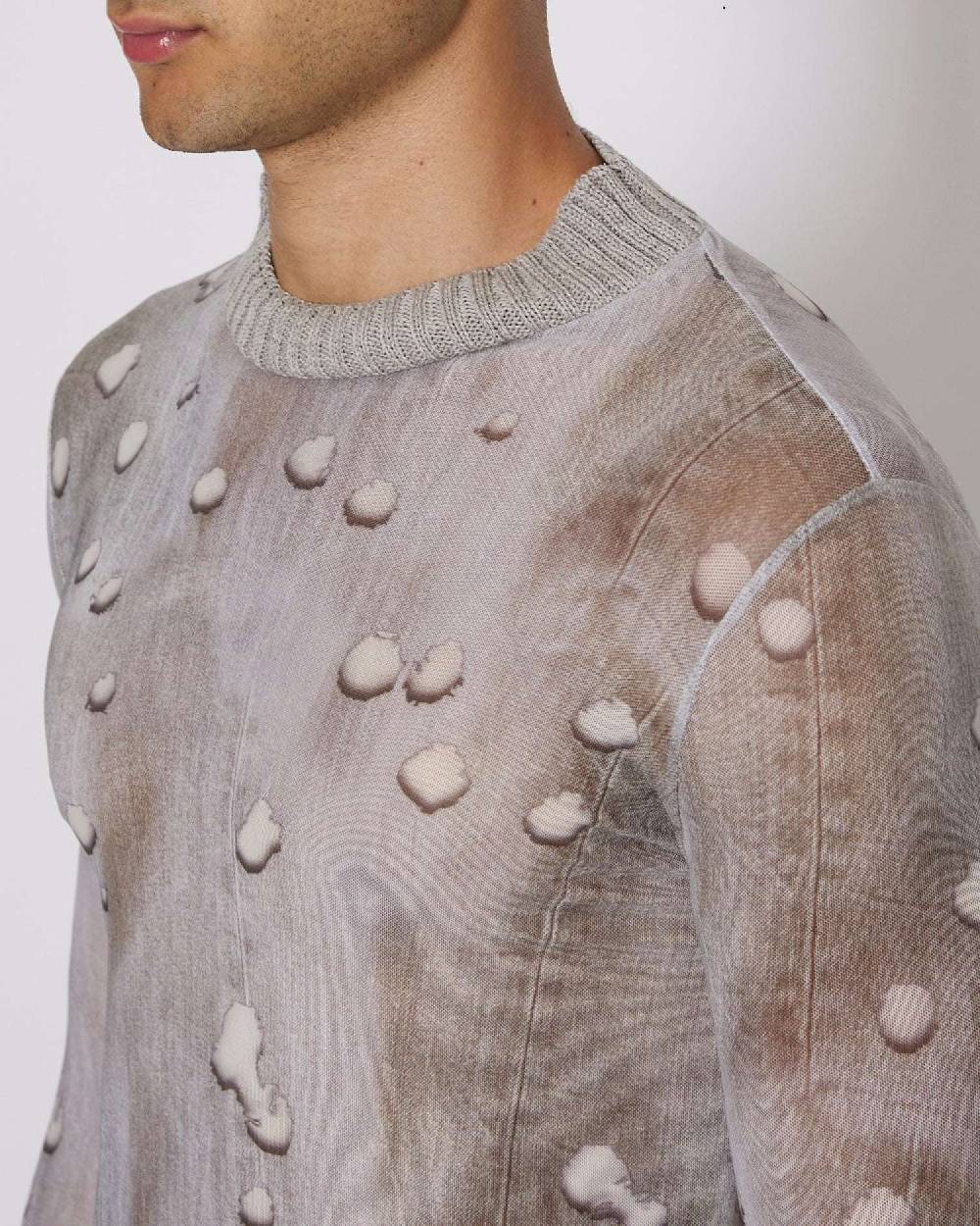 John Richmond Maglia con pattern In Linea