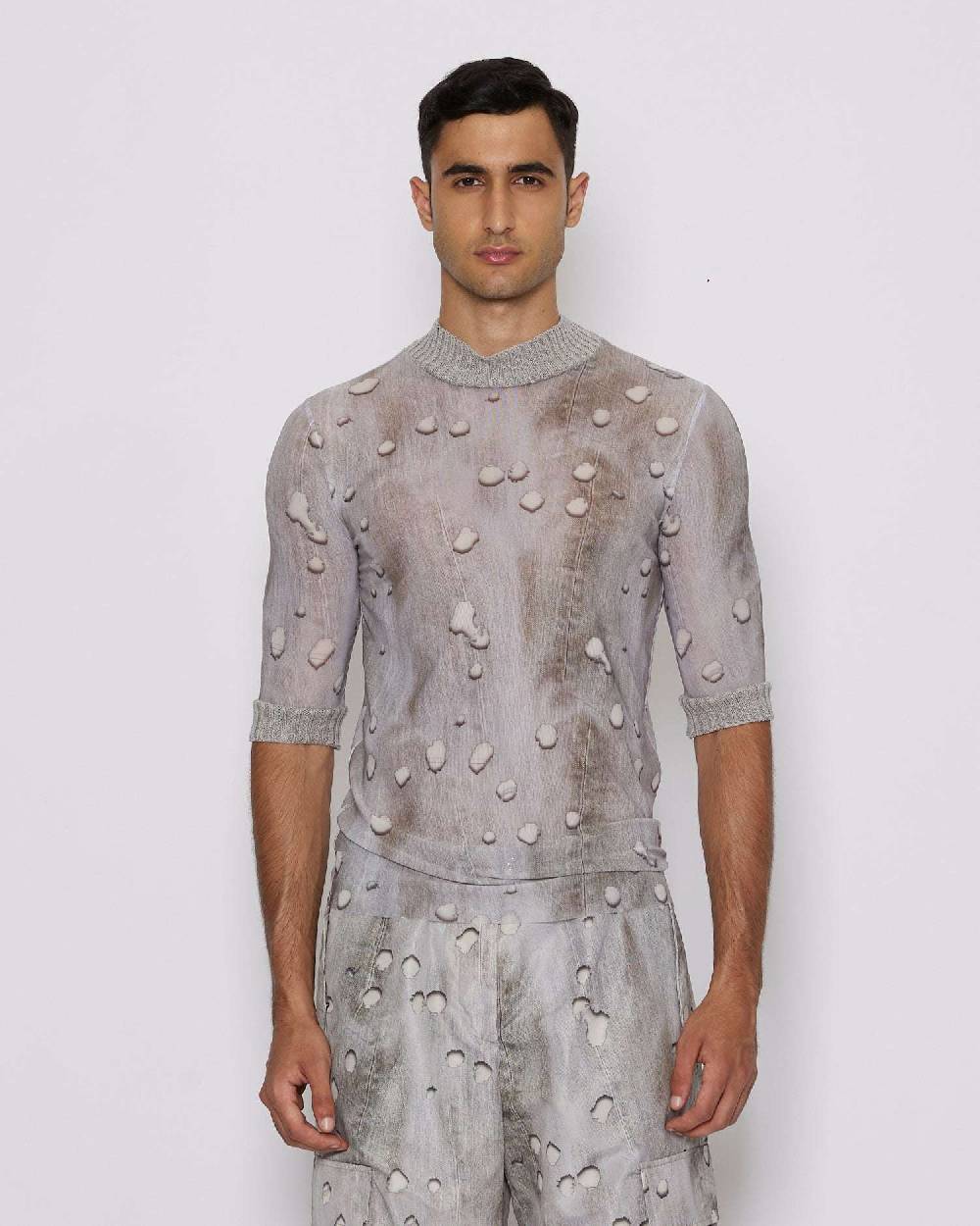John Richmond Maglia con pattern Nuovo