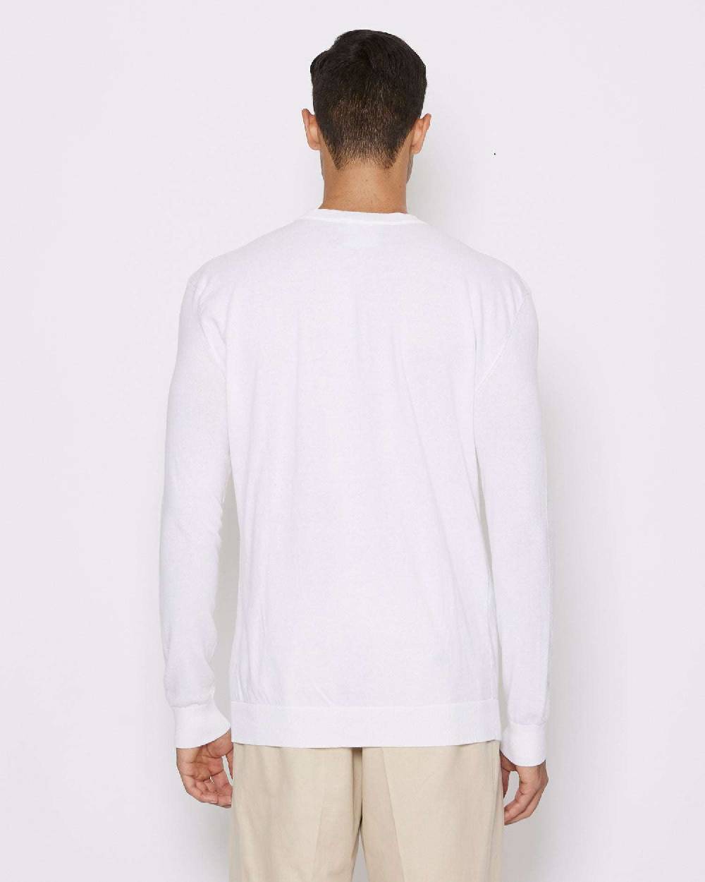 John Richmond Maglia in cashmere con etichetta metallica Qualità