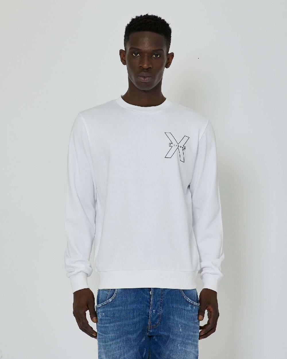 John Richmond Felpa con logo sul davanti