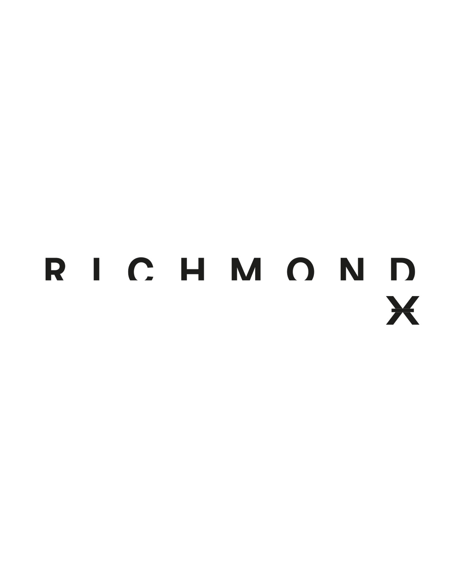 John Richmond Felpa con logo sul davanti Prezzo Ridotto