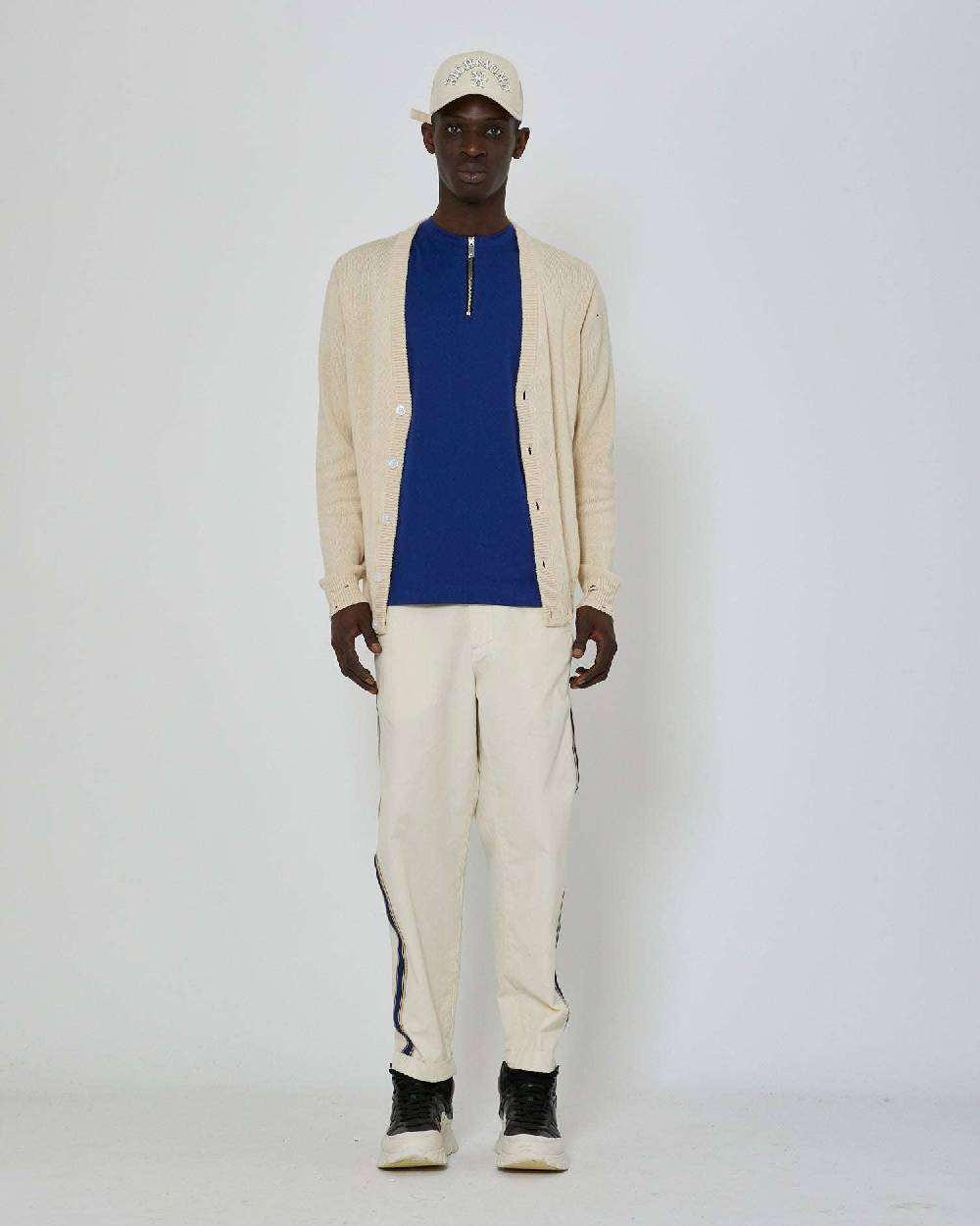 John Richmond Pantaloni slim fit con bande laterali