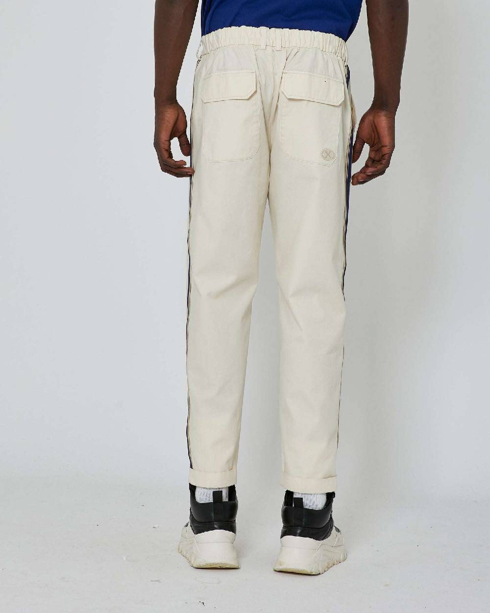 John Richmond Pantaloni slim fit con bande laterali Offerta