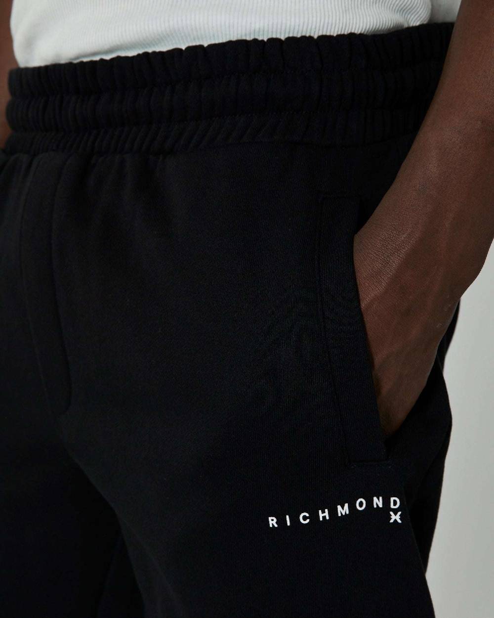 John Richmond Pantaloni da jogging con logo sul davanti Offerte