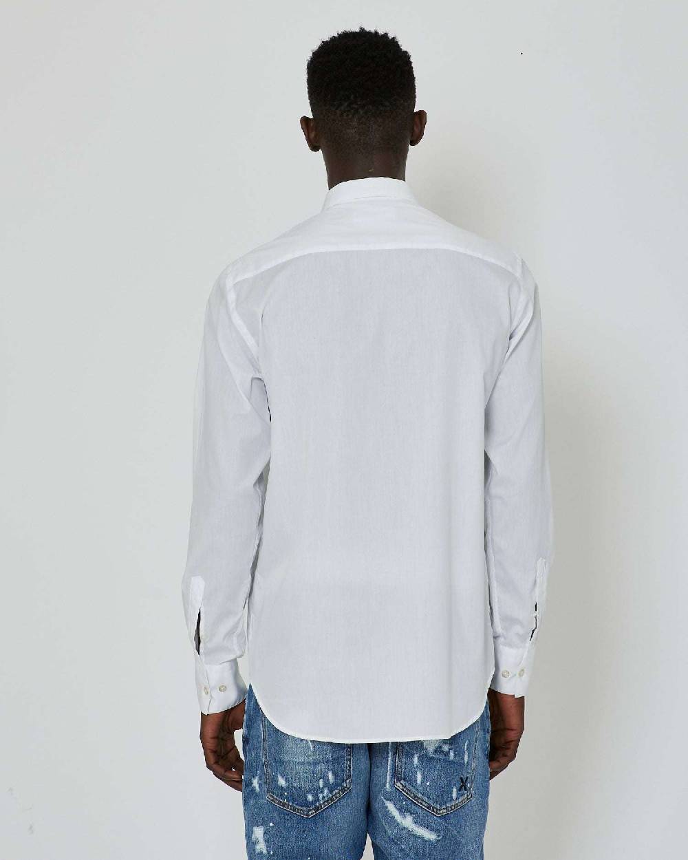 John Richmond Camicia con logo a contrasto sul davanti Hotsell