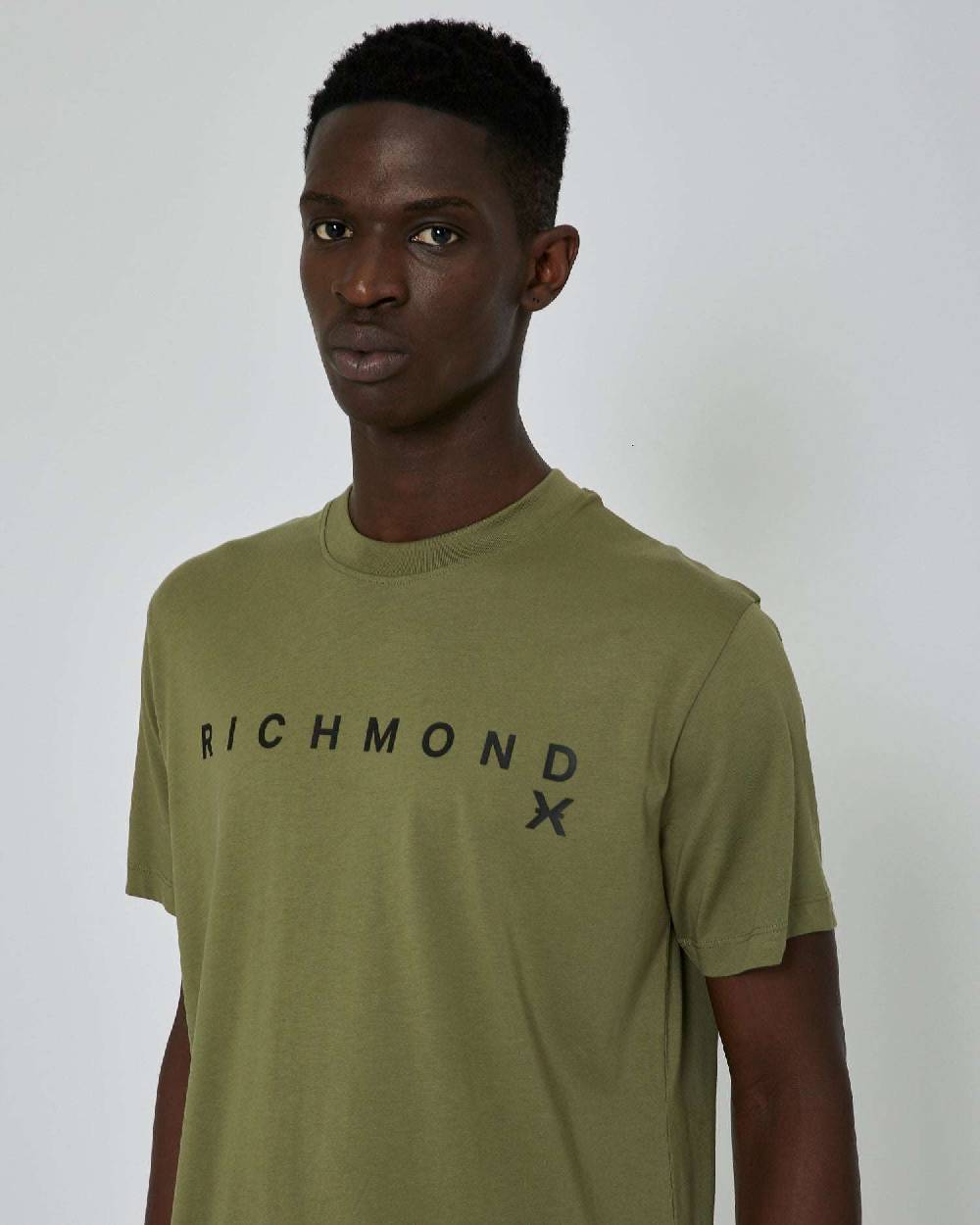 John Richmond T-shirt con logo a contrasto sul davanti In Saldo