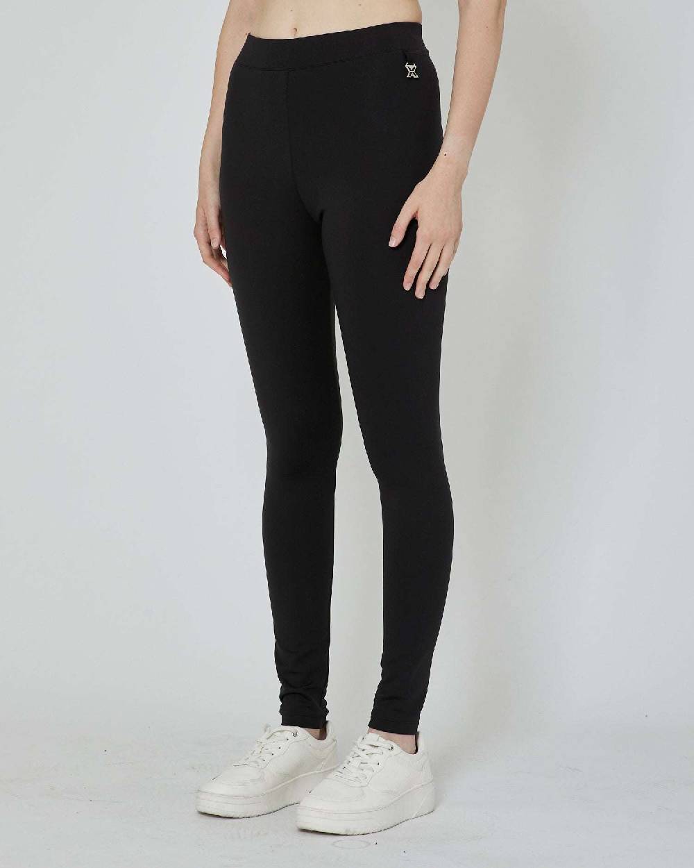 John Richmond Leggings con etichetta metallica sul davanti Moda