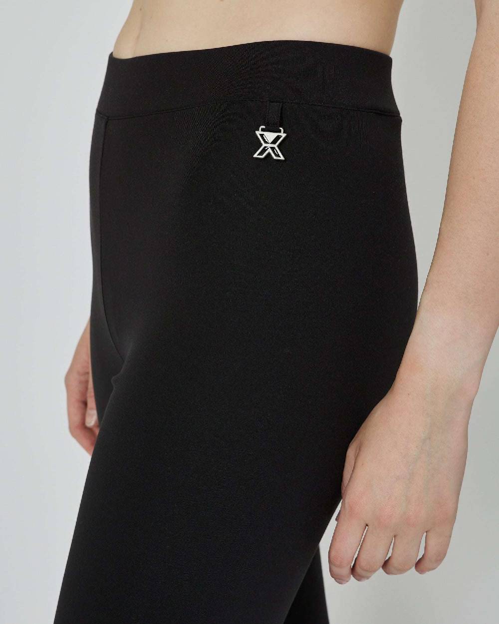 John Richmond Leggings con etichetta metallica sul davanti Moda