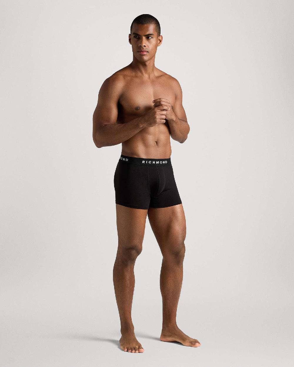 Richmondunderwear Boxer vita bassa in cotone pettinato In Linea