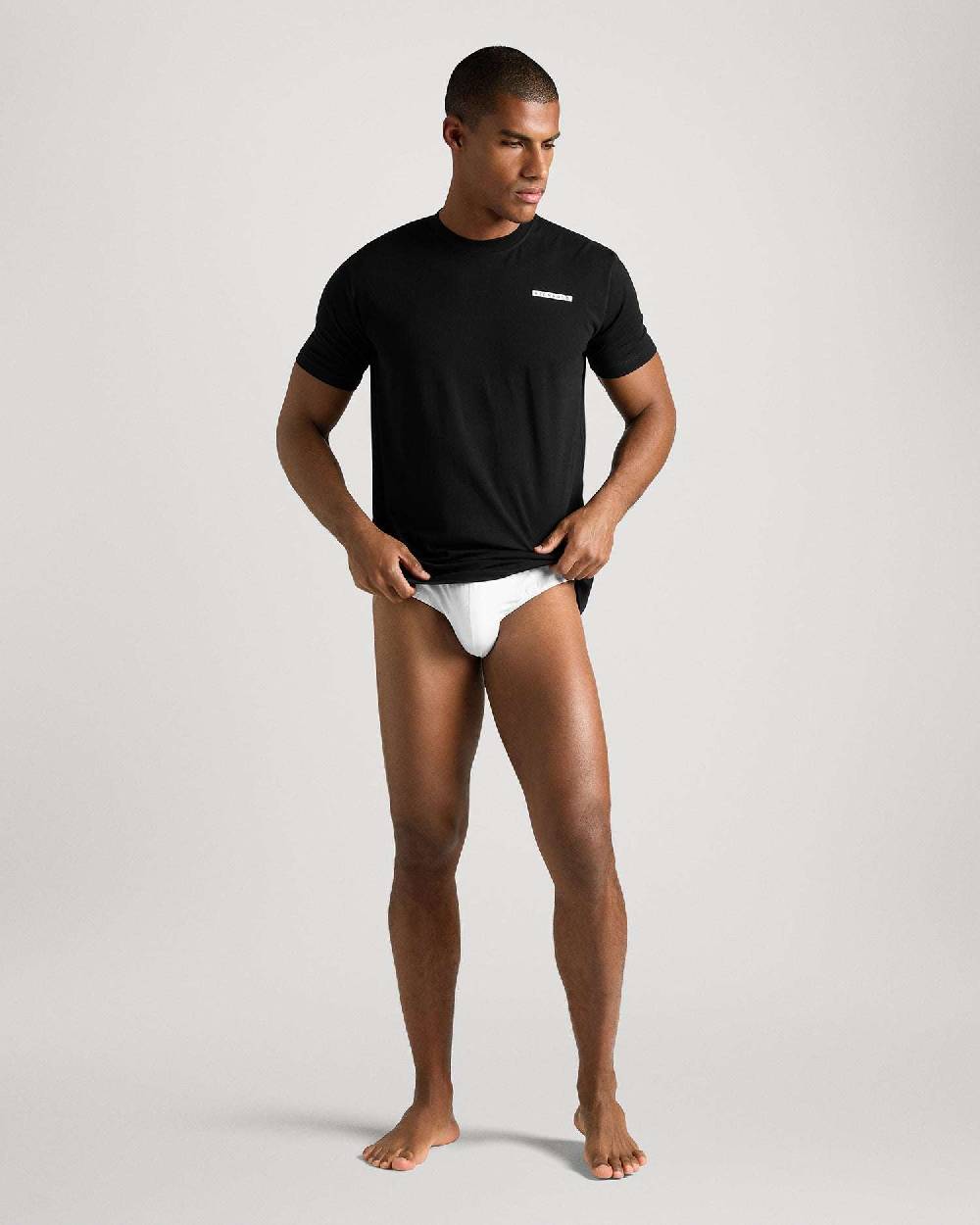 Richmondunderwear T-shirt regular con logo a contrasto Novità