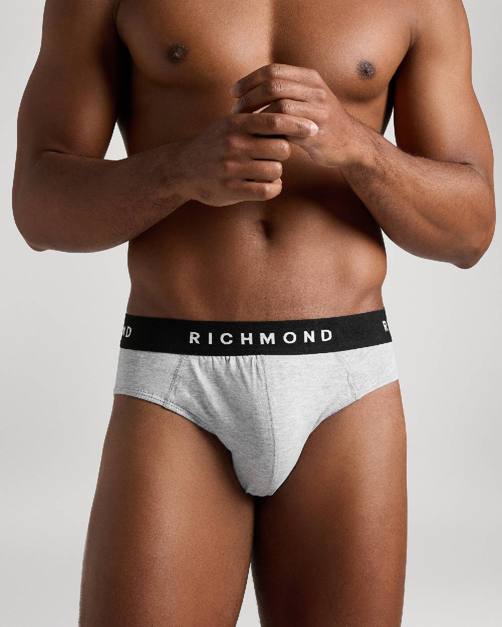 Richmondunderwear Tripack slip vita bassa in cotone pettinato Presa