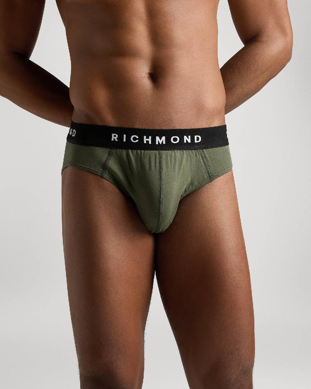 Richmondunderwear Tripack slip vita bassa in cotone pettinato Presa