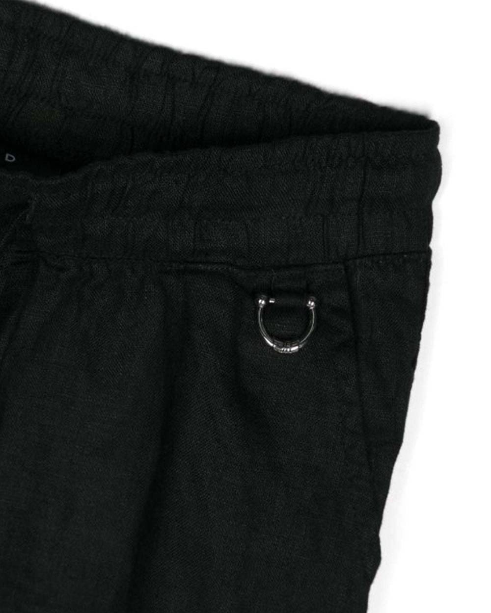 John Richmond kids Completo camicia e bermuda logo sul davanti In Vendita