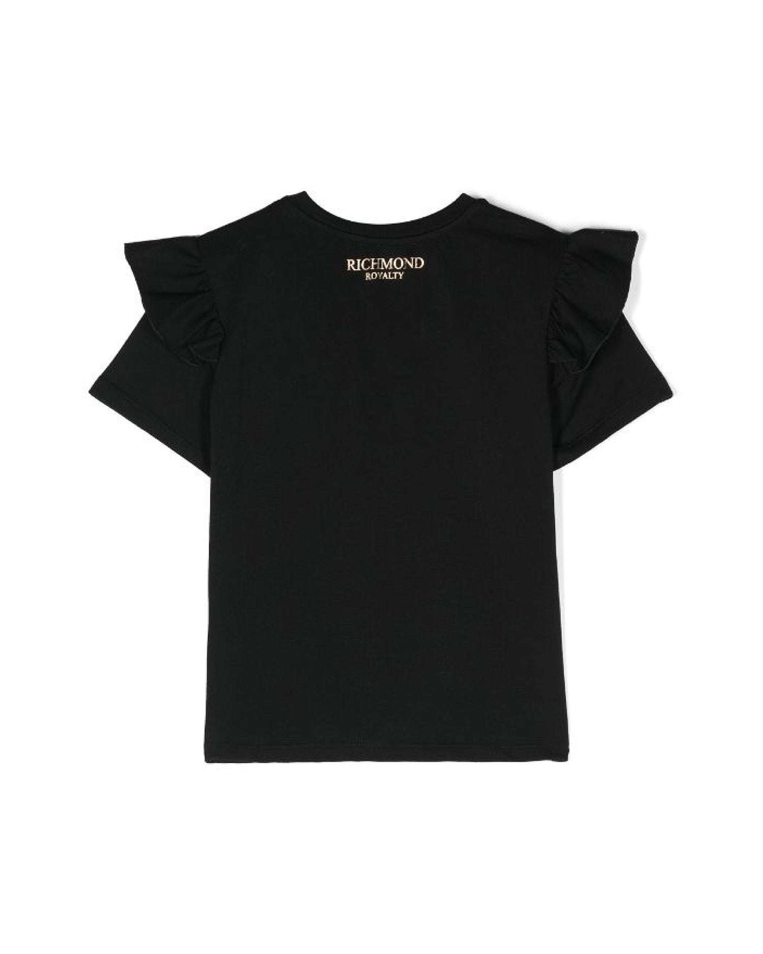 John Richmond kids T-shirt con logo sul davanti Vendita Calda