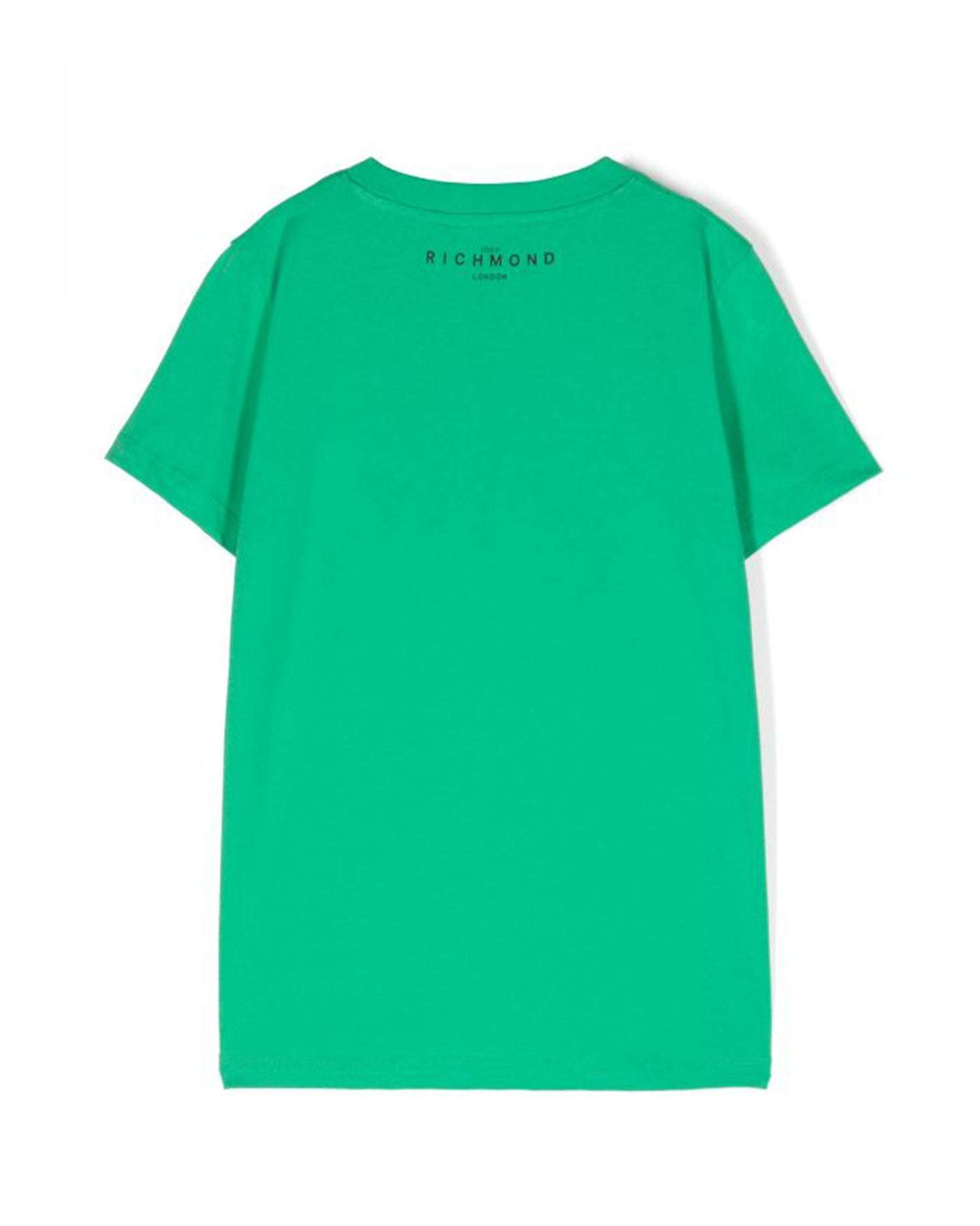 John Richmond kids T-shirt con logo sul davanti Saldi Di Fabbrica