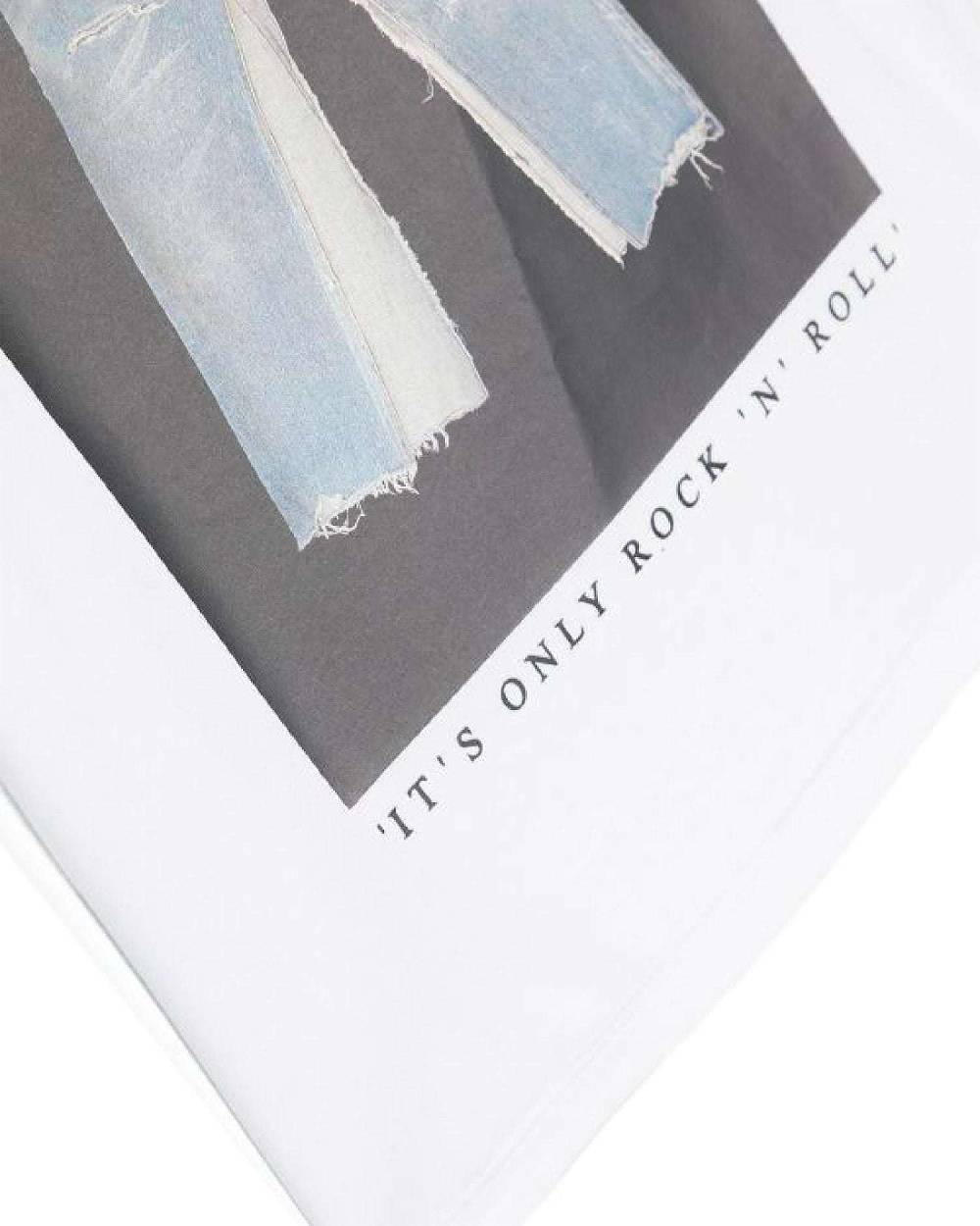 John Richmond kids T-shirt con grafica sul davanti e sul retro In Saldo