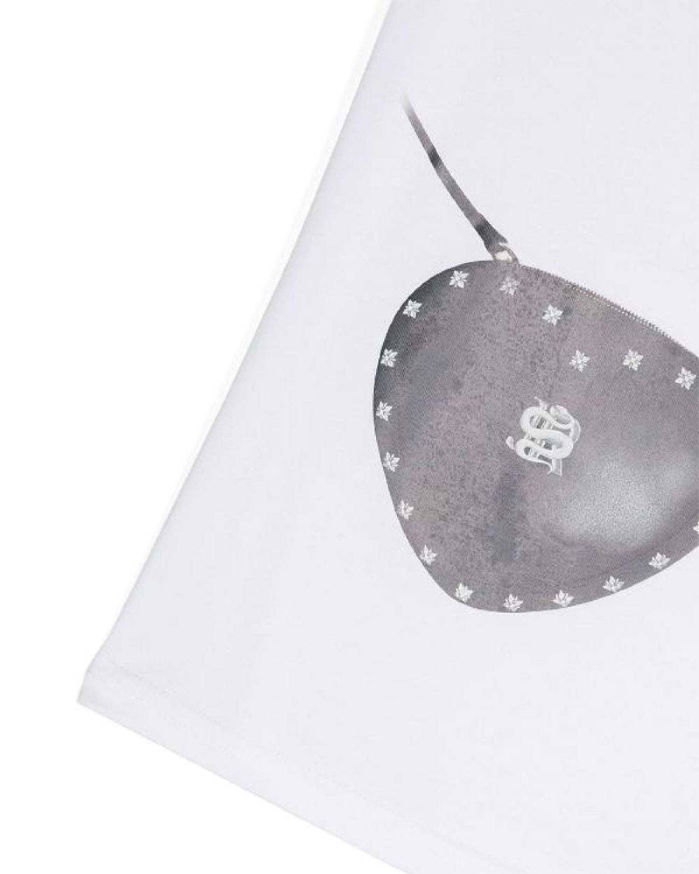 John Richmond kids T-shirt con grafica sul davanti e sul retro Nuova