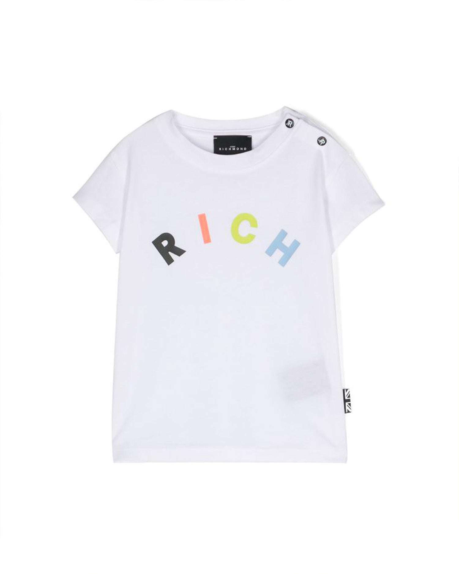 John Richmond kids Completo t-shirt con logo e bermuda Vendita