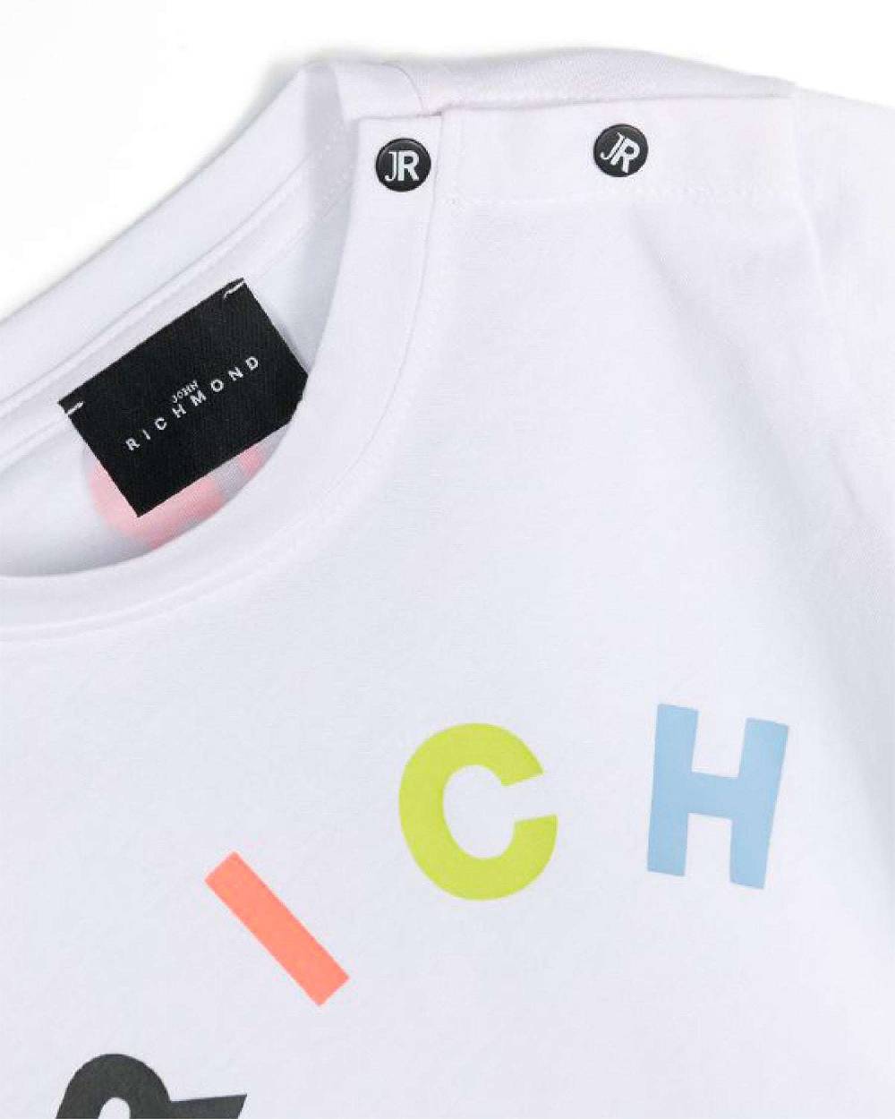 John Richmond kids Completo t-shirt con logo e bermuda Vendita