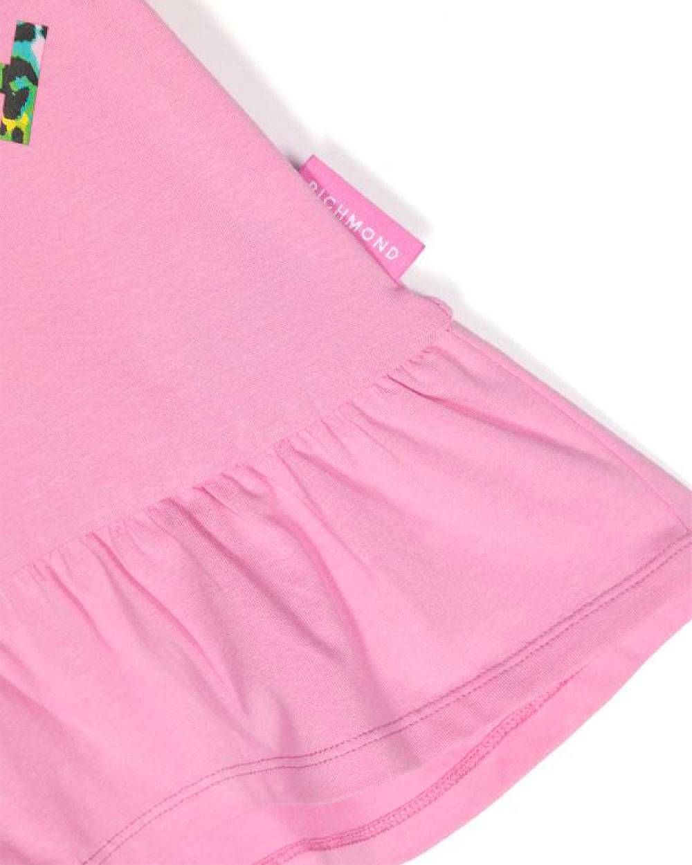 John Richmond kids Abito corto con logo sul davanti Pezzi Unici