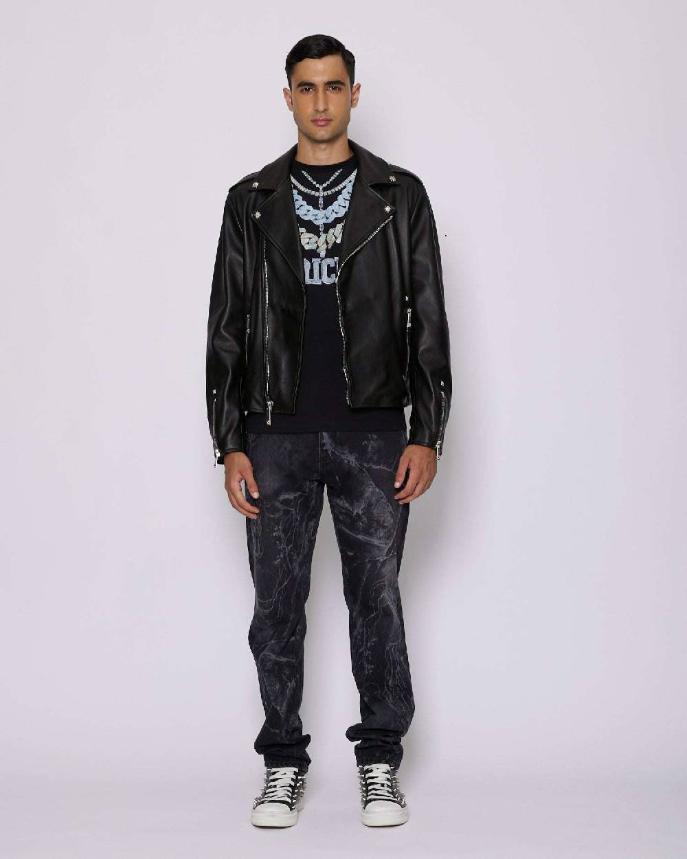 John Richmond Jeans regular con pattern allover