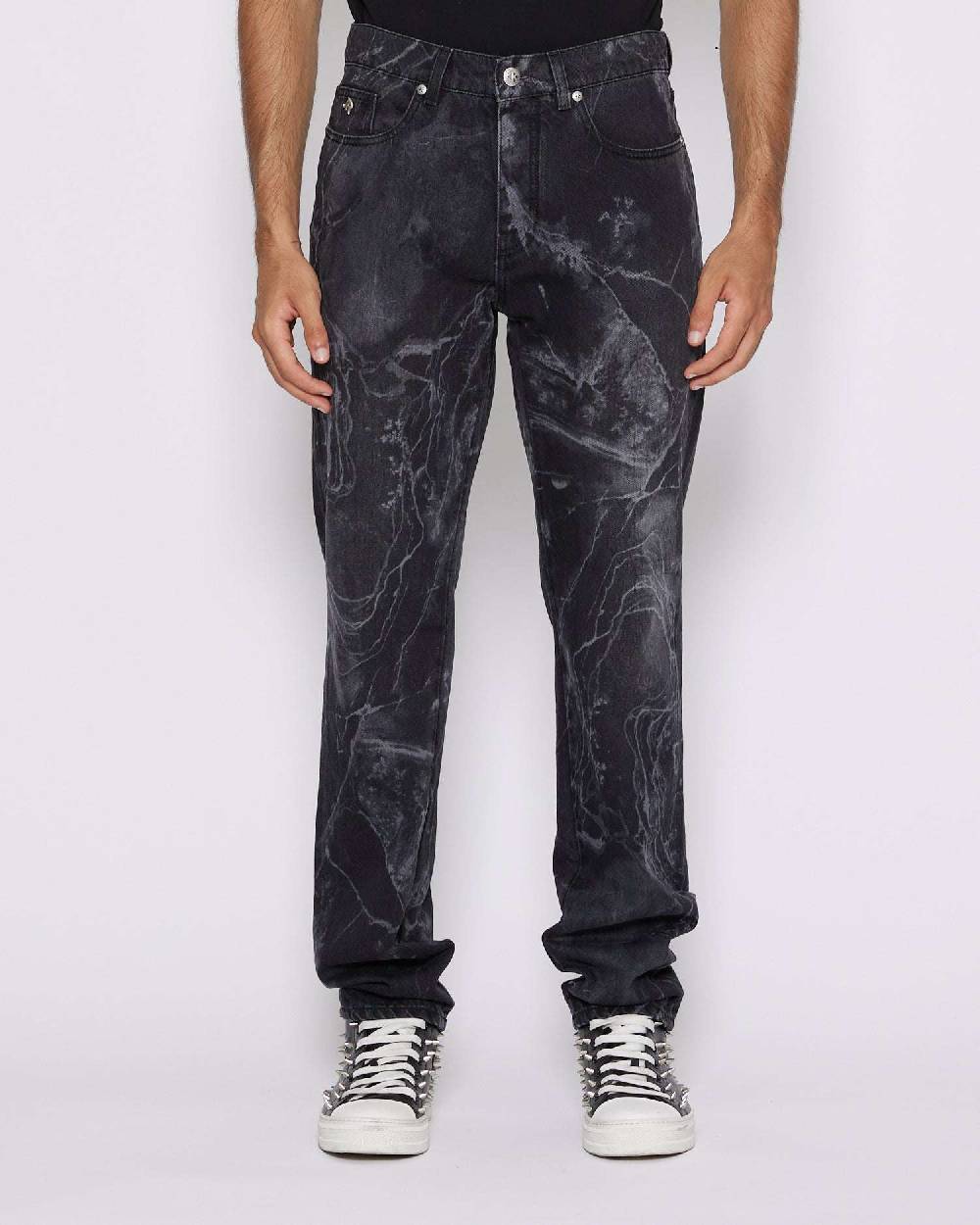 John Richmond Jeans regular con pattern allover Novità