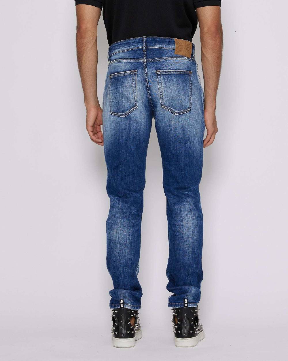 John Richmond Jeans slim lavaggio bleaching Presa
