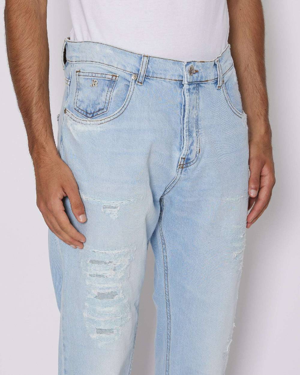 John Richmond Jeans slim effetto used In Vendita