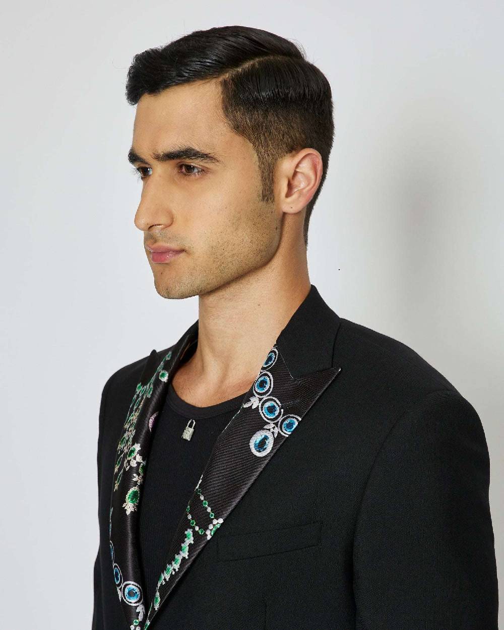 John Richmond Blazer monopetto con revers con pattern Offerte