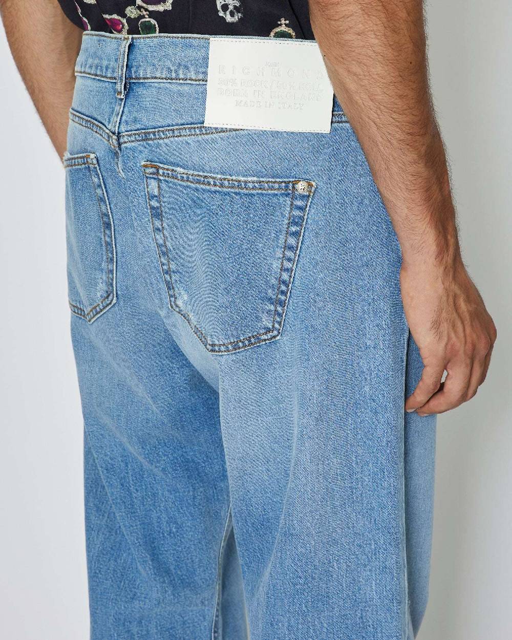 John Richmond Jeans con gamba larga Vendita Calda