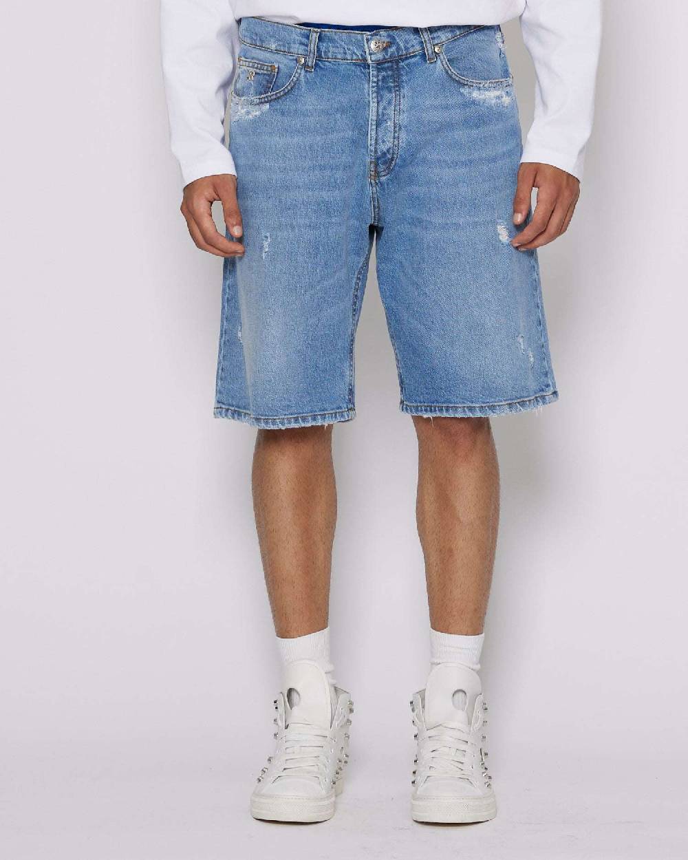 John Richmond Bermuda regular in denim 2025