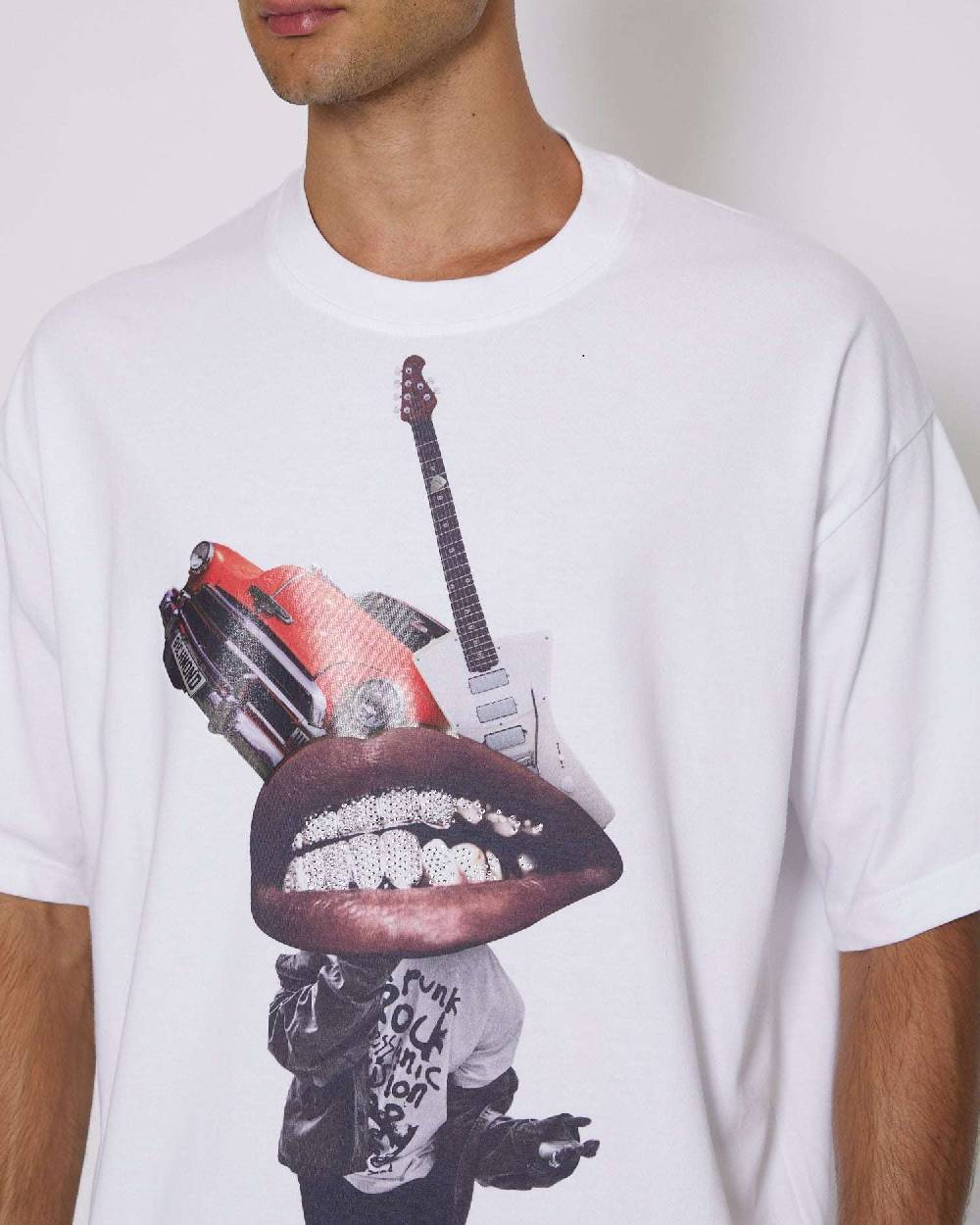 John Richmond T-shirt con grafica Italy