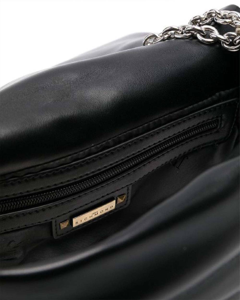 John Richmond Borsa a tracolla con logo Pezzi Unici