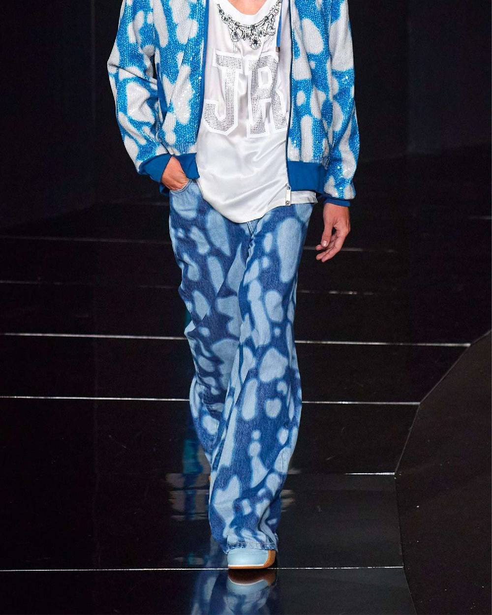John Richmond Jeans con pattern Qualità Garantita
