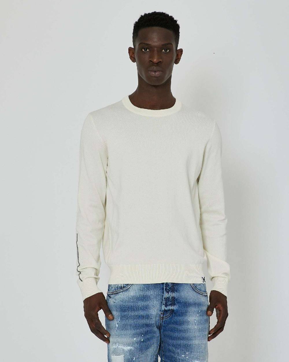 John Richmond Maglia con bordi a contrasto Outlet