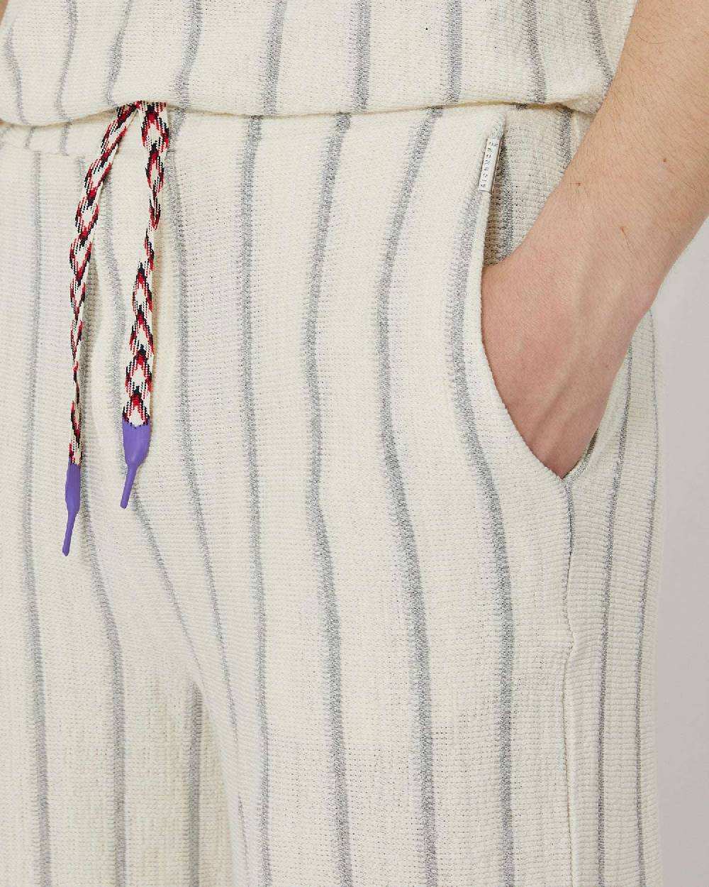 John Richmond Bermuda a righe con coulisse Offerte