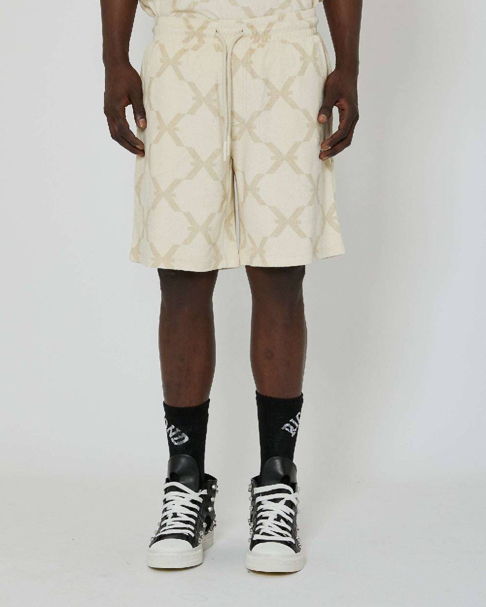 John Richmond Bermuda con pattern allover Saldi Di Fabbrica