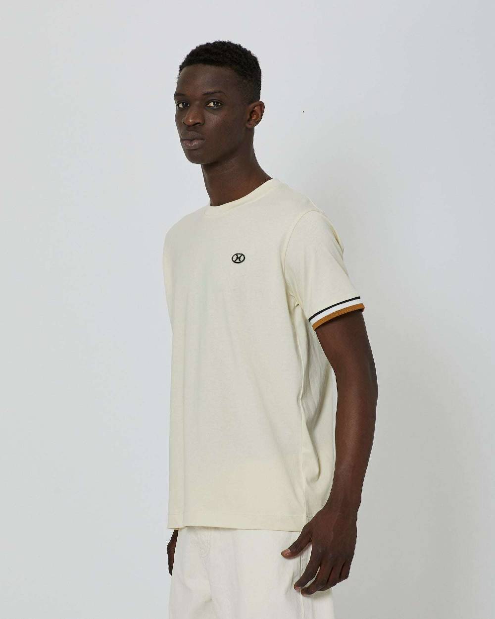 John Richmond T-shirt regolare con logo a contrasto sul davanti I Più Venduti